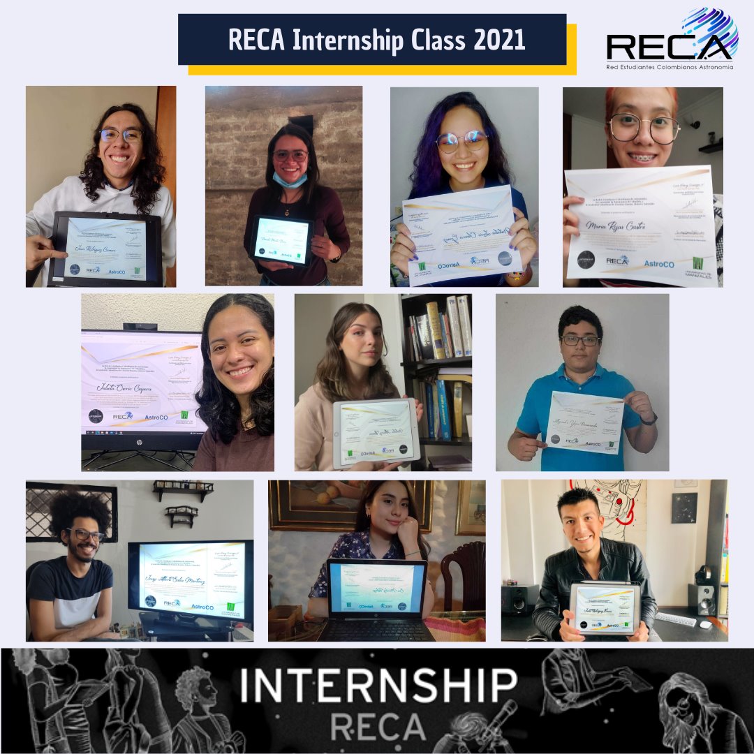 RECA internship diplomas